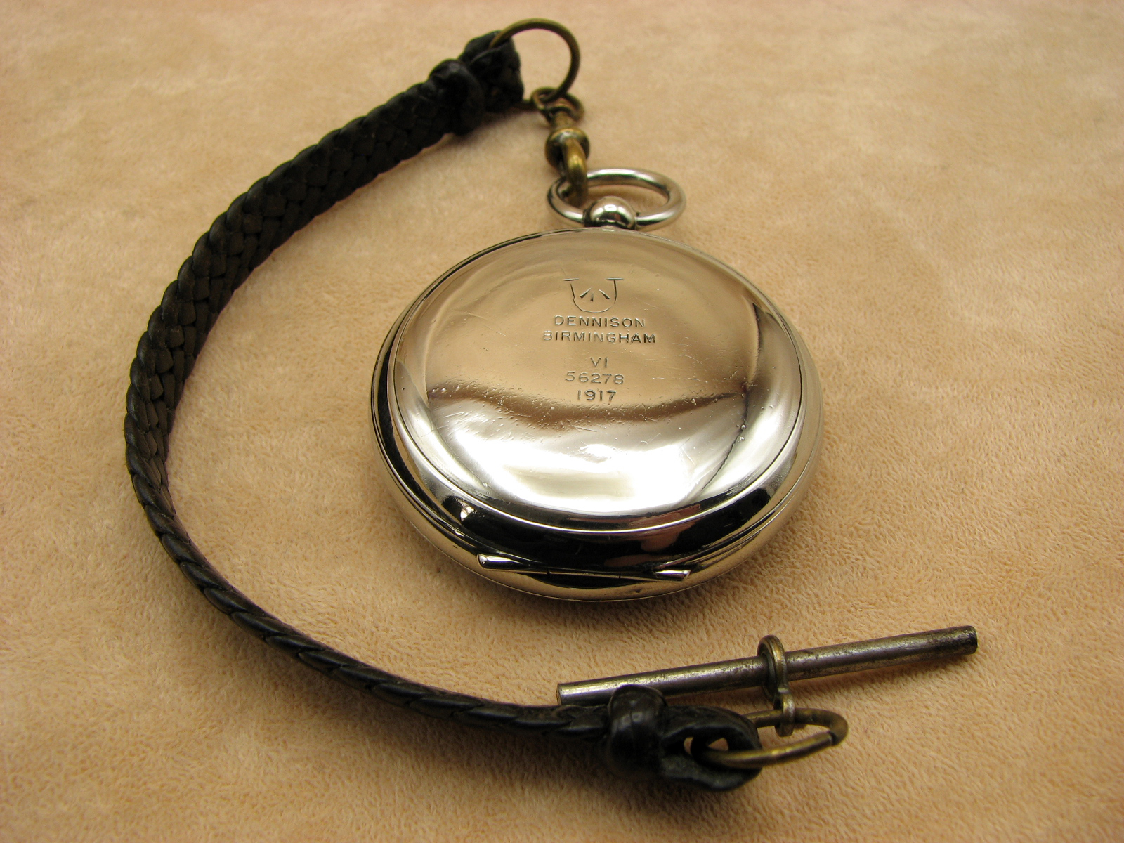 Rare Dennison WW1 MK VI compass with Union of South Africa military markings